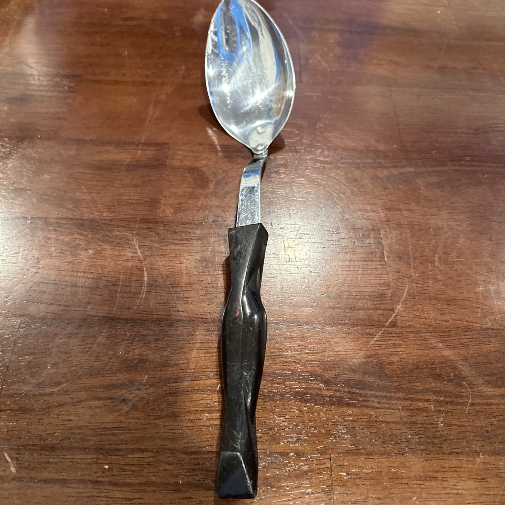 Cutco 1712 Basting Serving Spoon‎ Classic Brown Handle Vintage